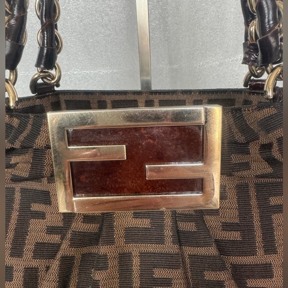 Authentic FENDI Mia Zucca Tote Bag - Picture 5 of 14